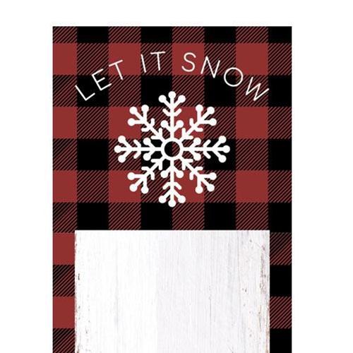 Check Let it Snow List Pad American Calendars Cards and Jigsaws