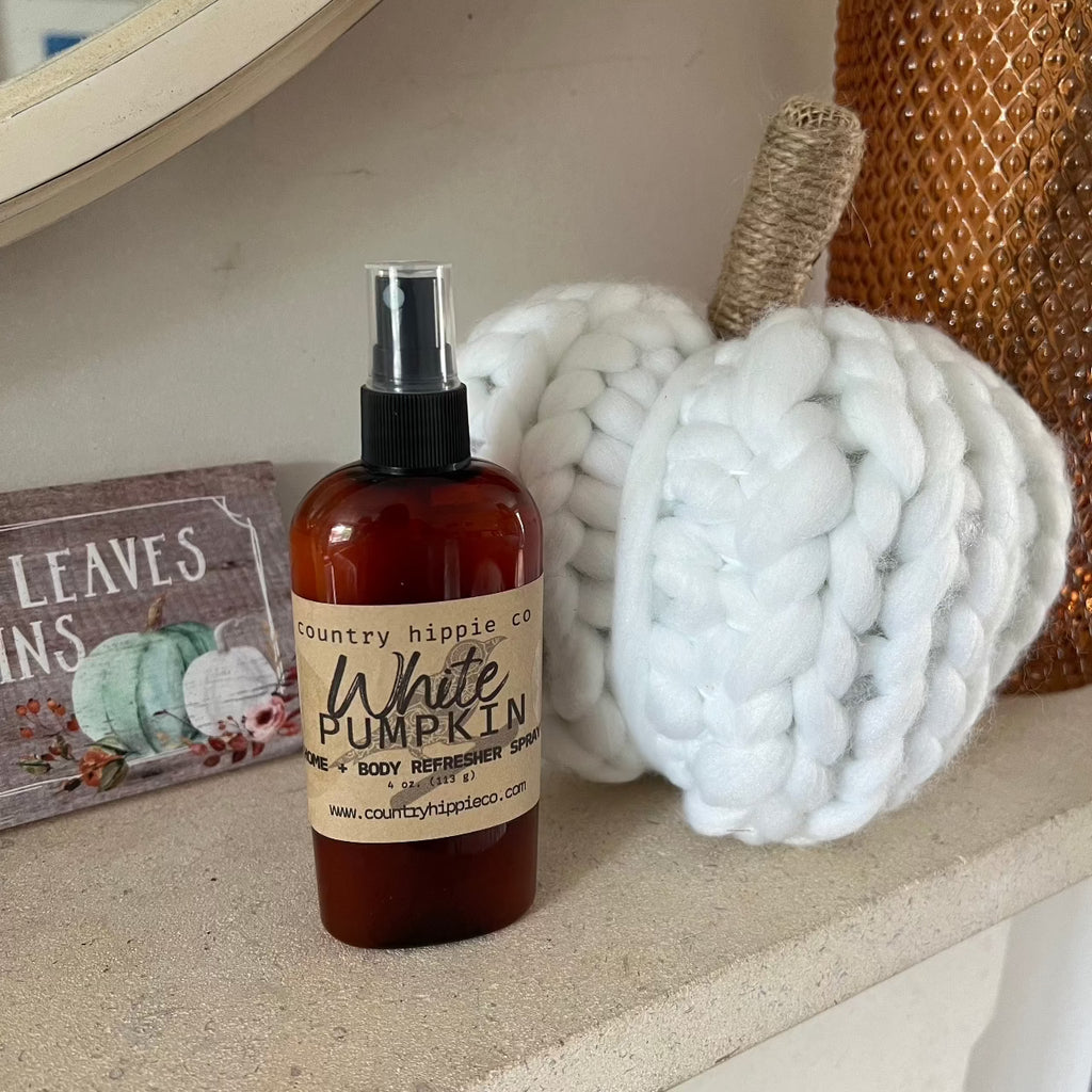 White Pumpkin Amber Home and Body Spray