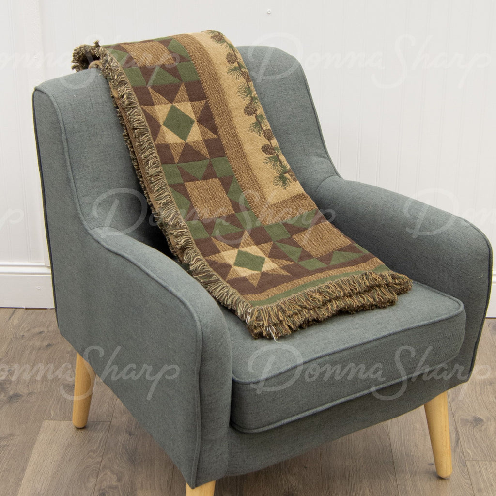 Antique Pine Matelasse Recycled Throw - Olde Glory