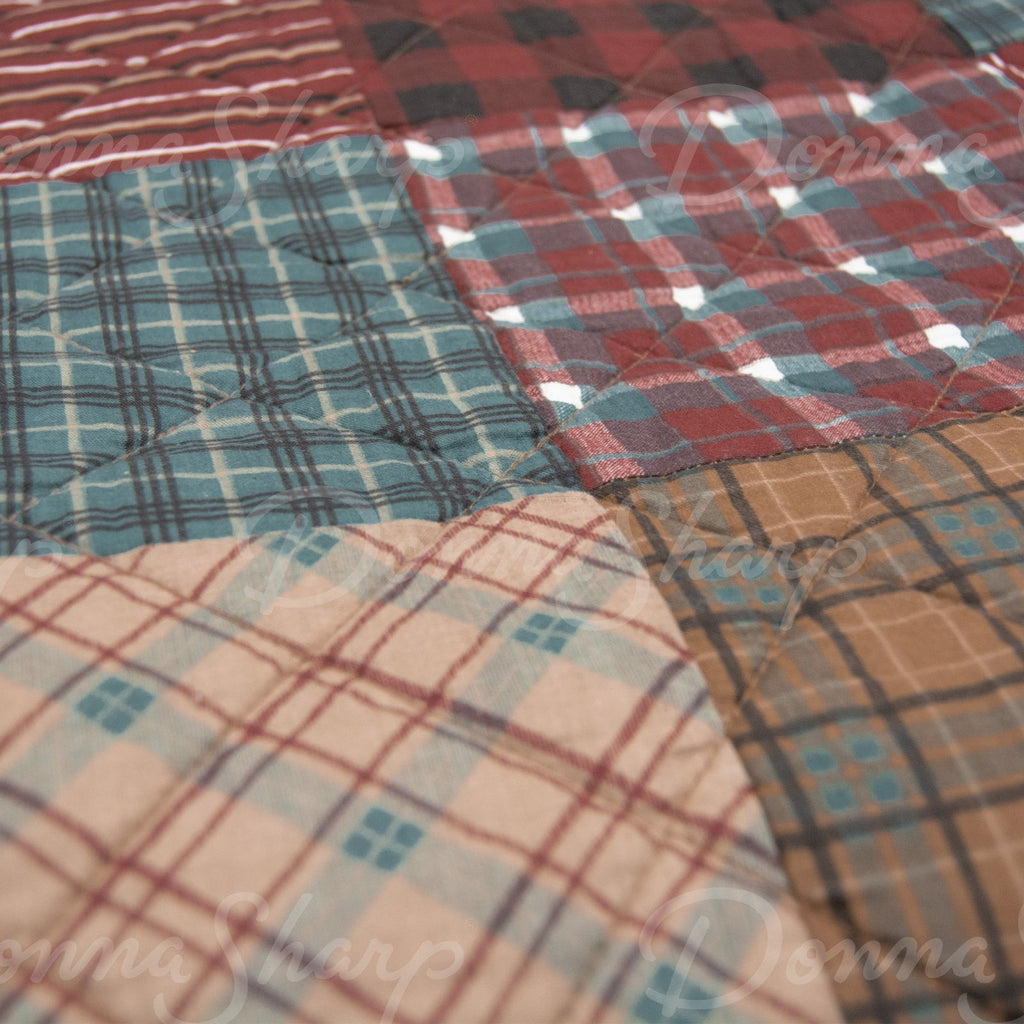 Appalachia Plaid Quilted Throw - Olde Glory