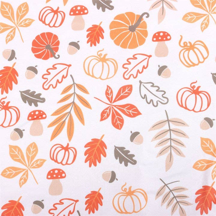 Autumn Leaves and Pumpkin Print Apron - Olde Glory