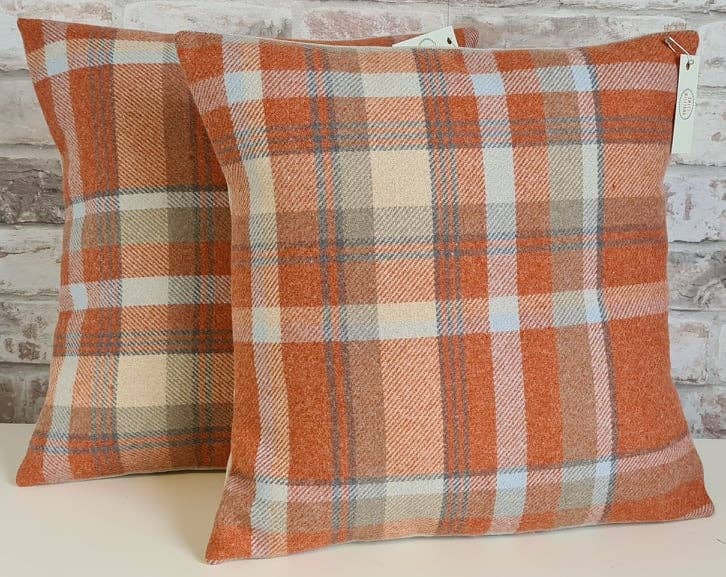 Autumn Square Tartan Cushion - Olde Glory