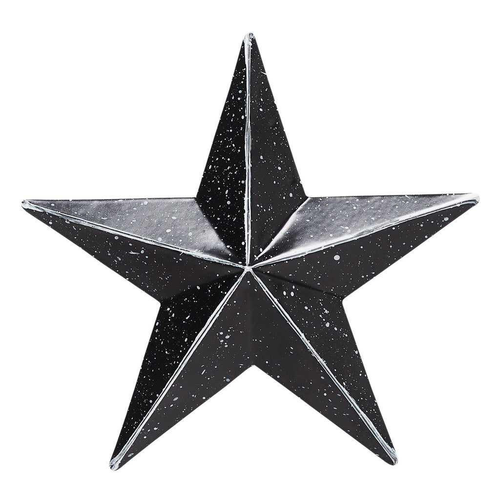 Black Faceted 4" Barn Star - Olde Glory