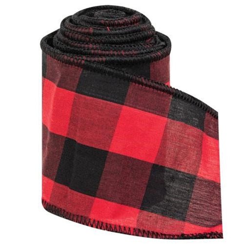 Buffalo Check Fabric Ribbon - Olde Glory