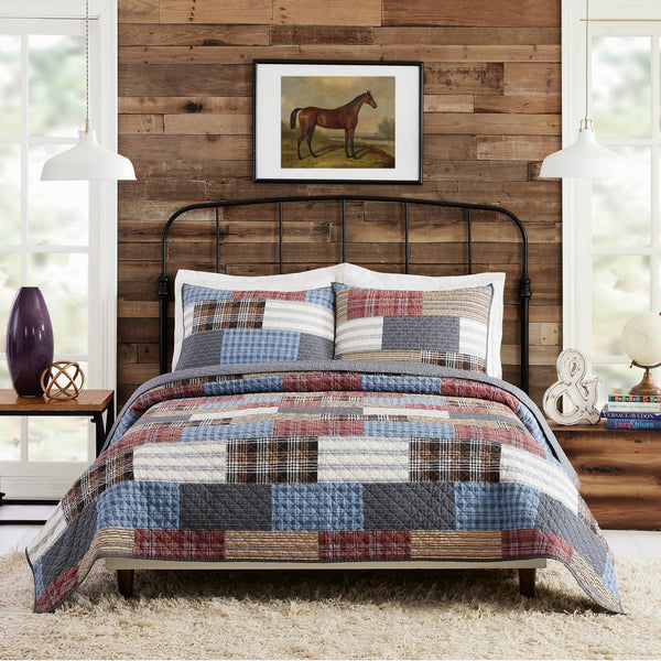 Cabin Patchwork Quilt Set - Olde Glory