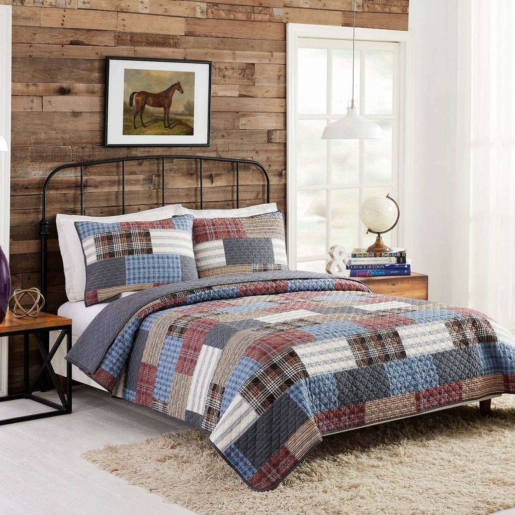 Cabin Patchwork Quilt Set - Olde Glory