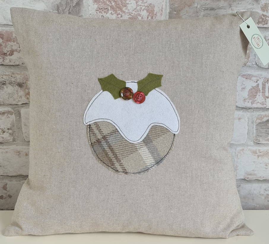 Christmas Pudding Cushion - Olde Glory