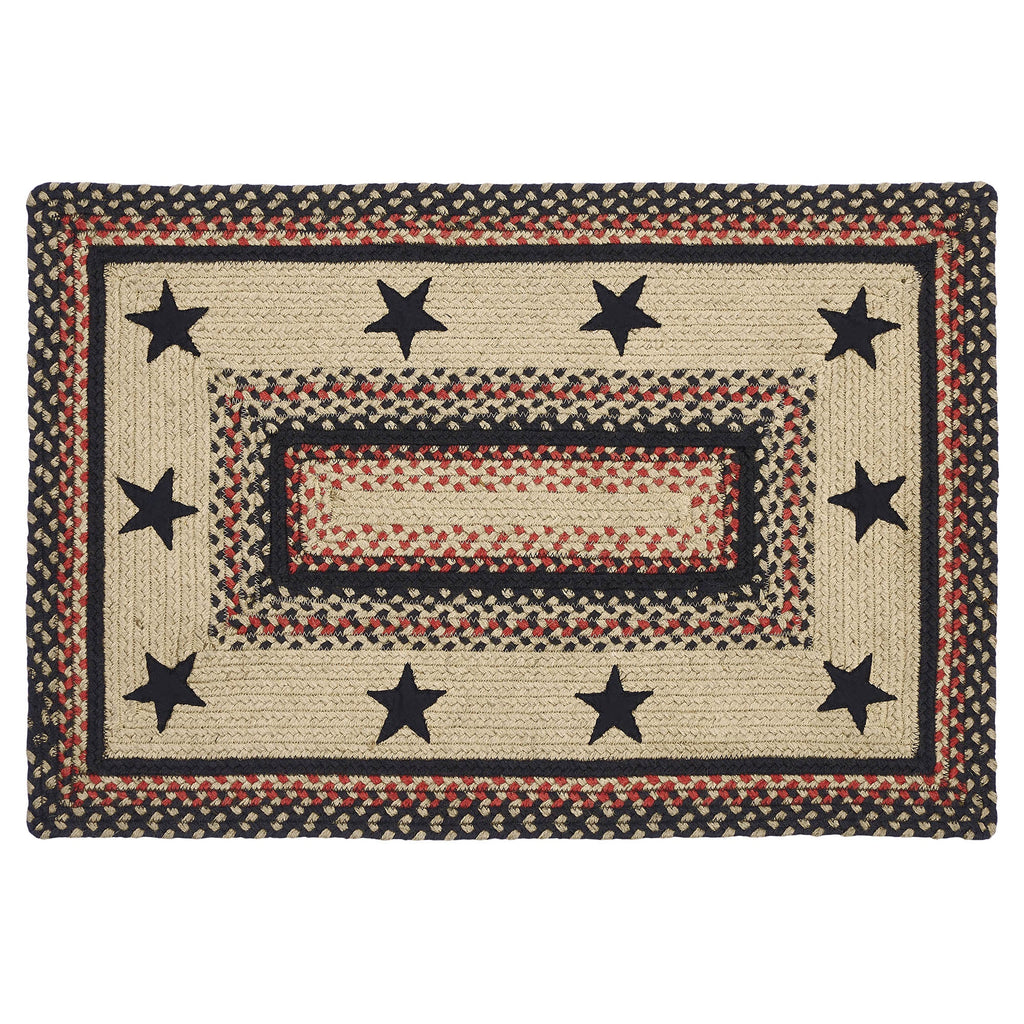 Colonial Star Jute Rug - Olde Glory