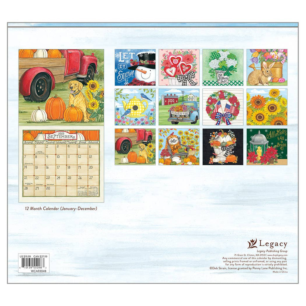 Coming Home 2025 Wall Calendar - Olde Glory