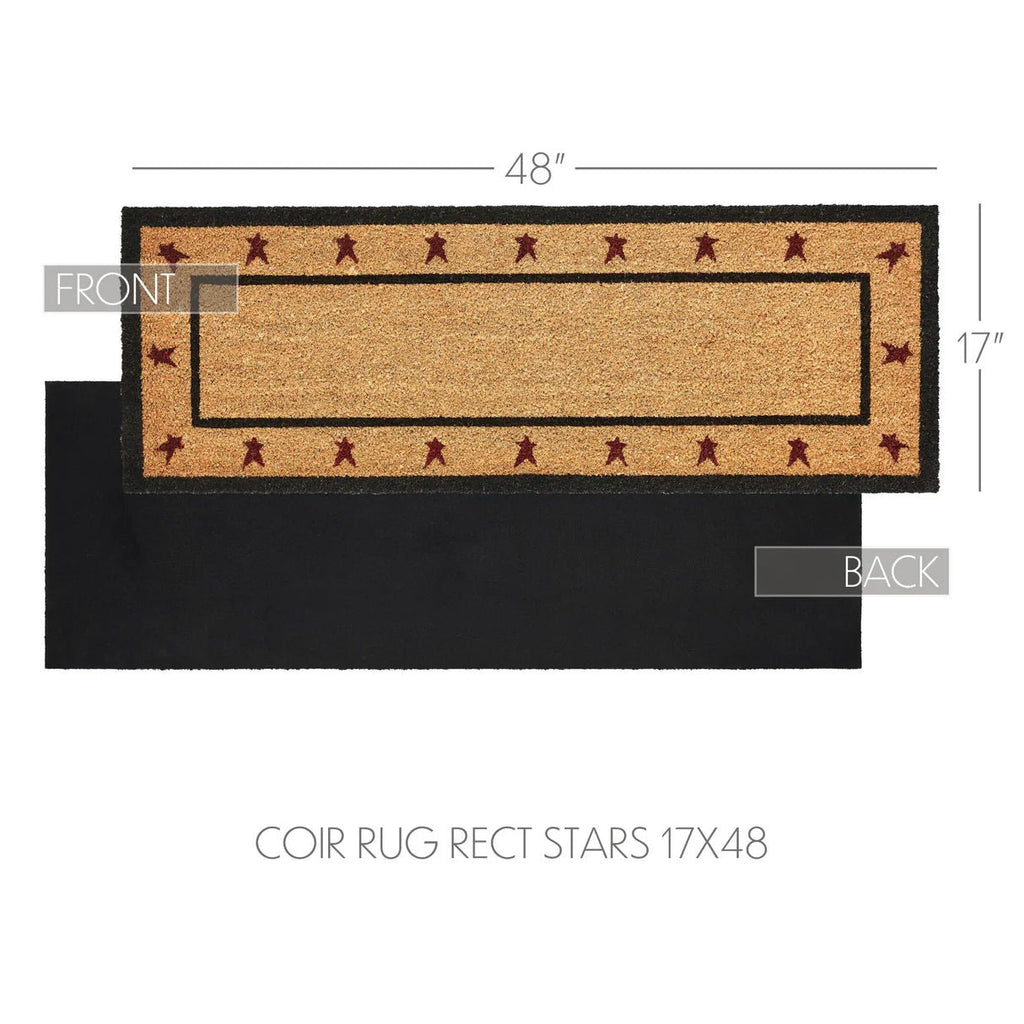 Connell Stars Long Coir Doormat - Olde Glory