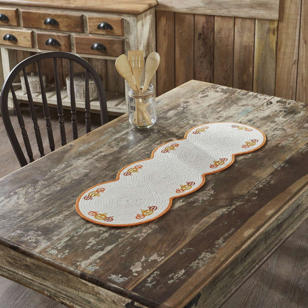 Country Halloween Braided Table Runner - Olde Glory