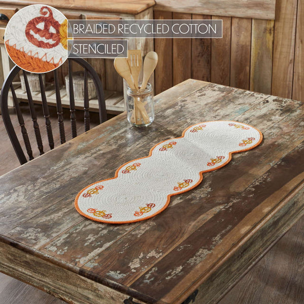 Country Halloween Braided Table Runner - Olde Glory