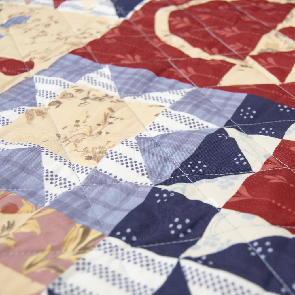 County Fair Throw Quilt - Olde Glory