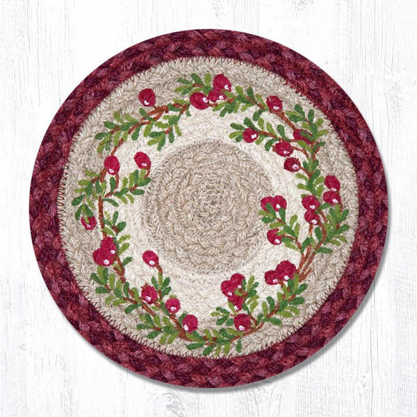 Cranberries Braided Trivet Mat - Olde Glory