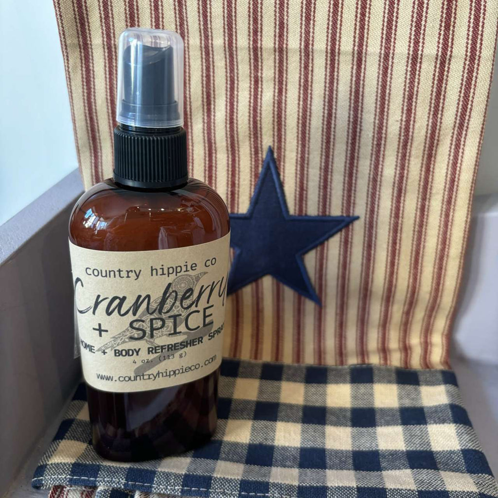 Cranberry + Spice Home & Body Spray - Olde Glory