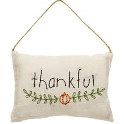 Thankful Pillow Ornament