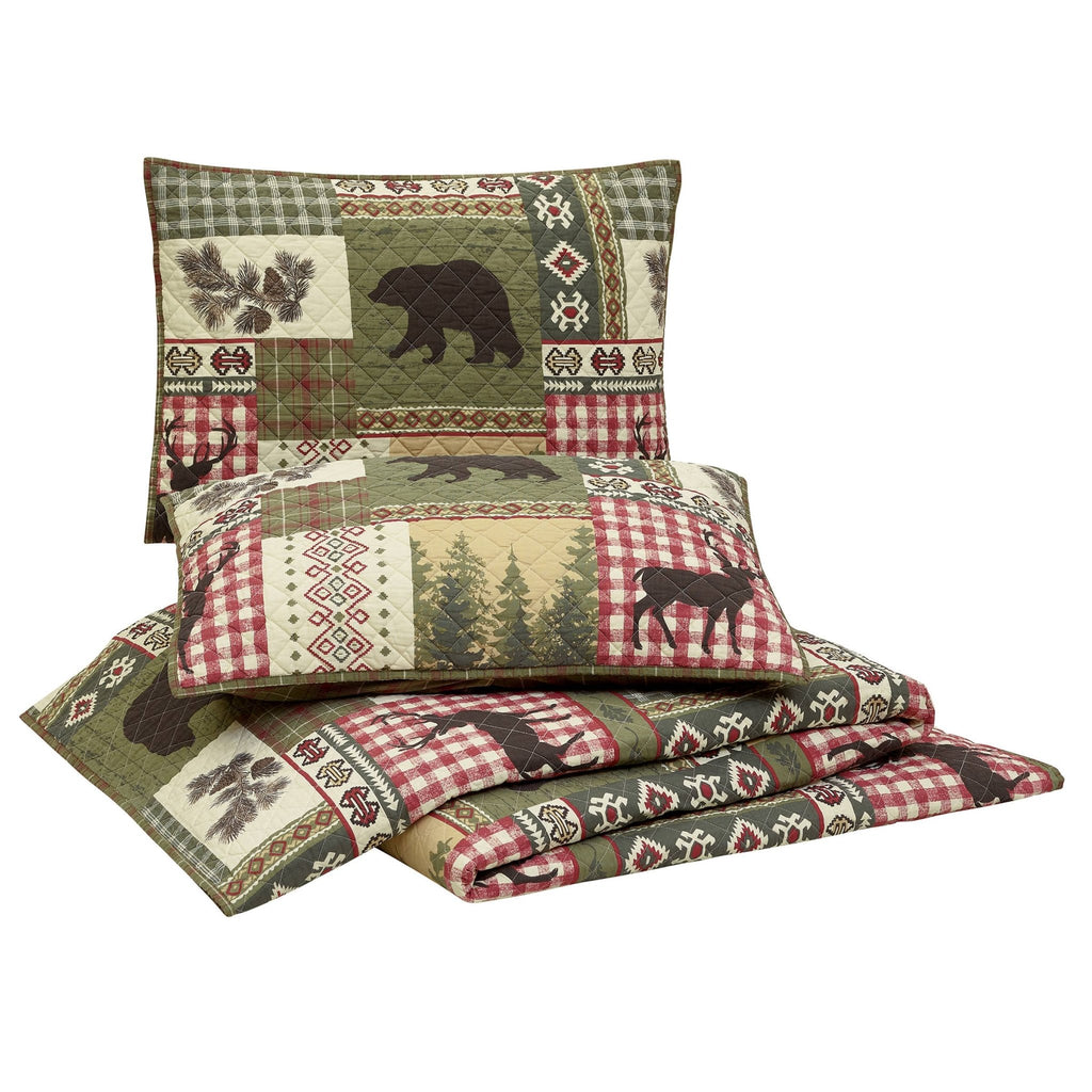 Dorset Log Cabin Style Quilt Set - Olde Glory