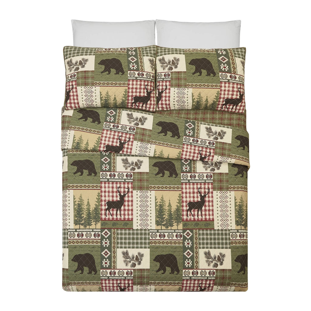 Dorset Log Cabin Style Quilt Set - Olde Glory