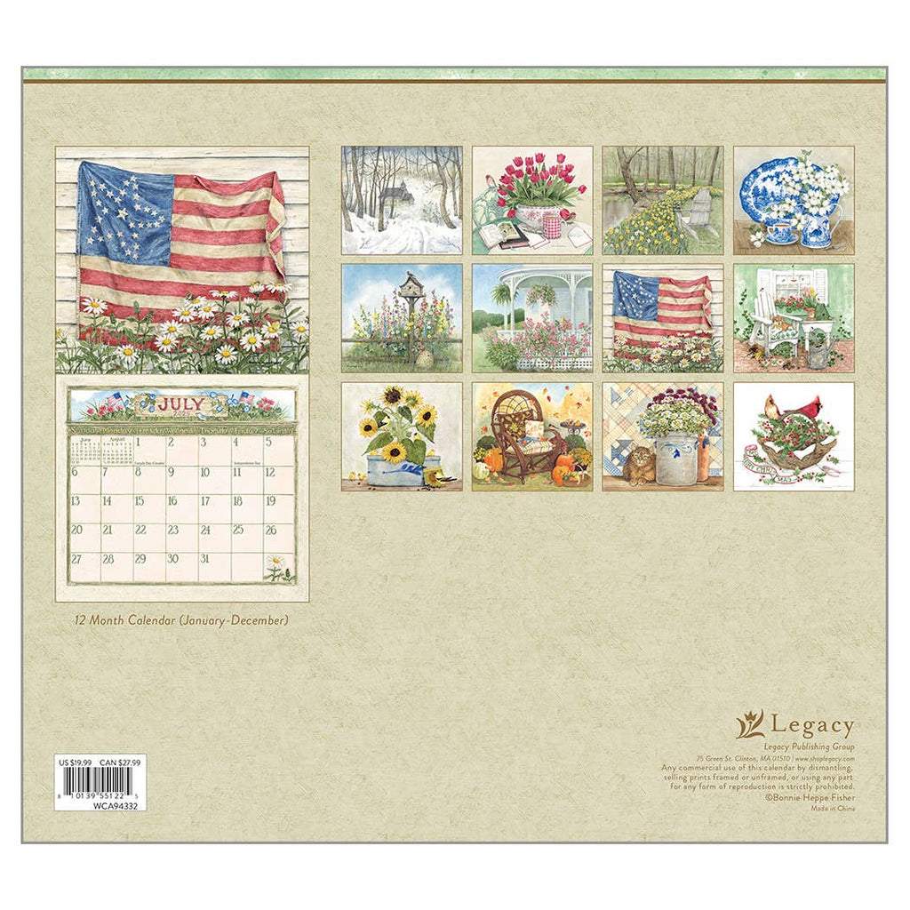 Garden Path 2025 Wall Calendar - Olde Glory