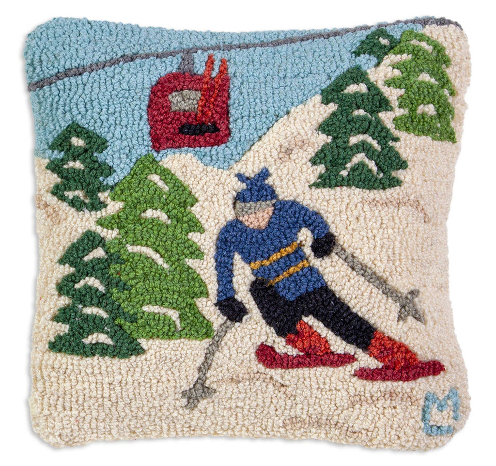 Gondola Guy Hooked Cushion - Olde Glory