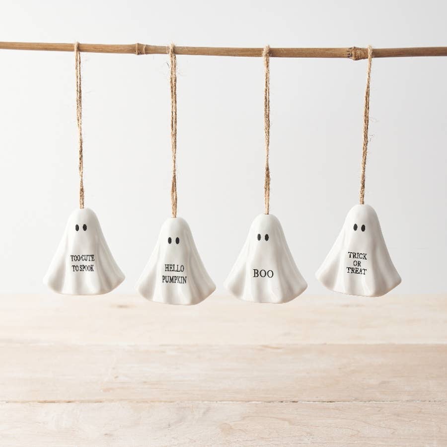 Hanging Trick or Treat Ghost Decoration - Olde Glory