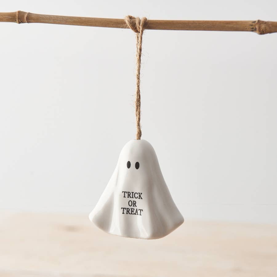 Hanging Trick or Treat Ghost Decoration - Olde Glory