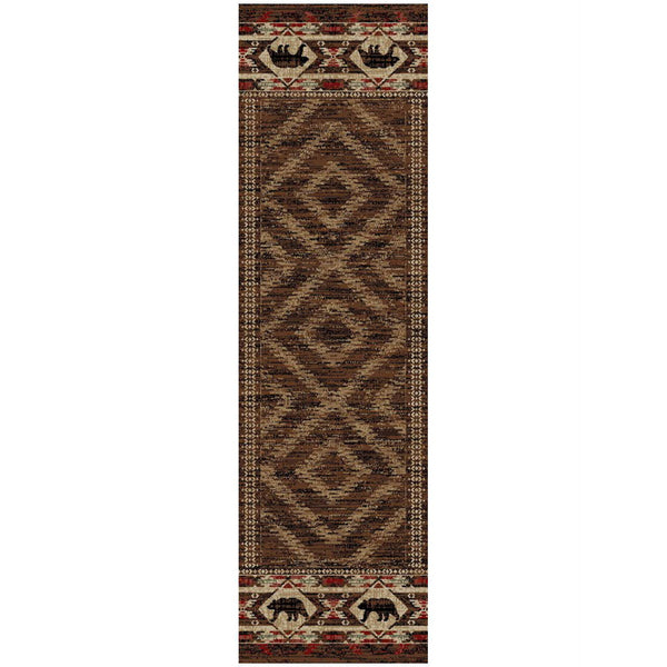 Hartland Log Cabin Style Floor Runner - Olde Glory