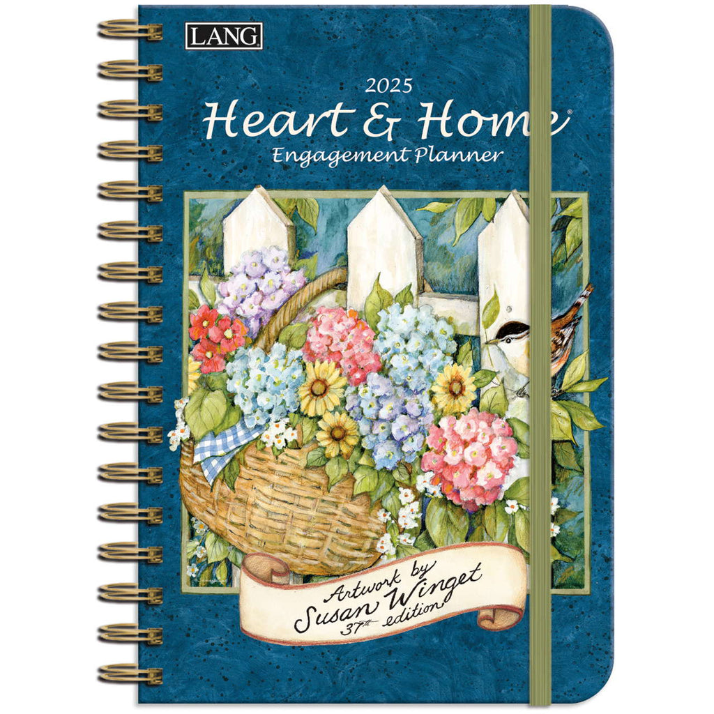 Heart and Home by Susan Winget 2025 Spiral Engagement Planner - Olde Glory