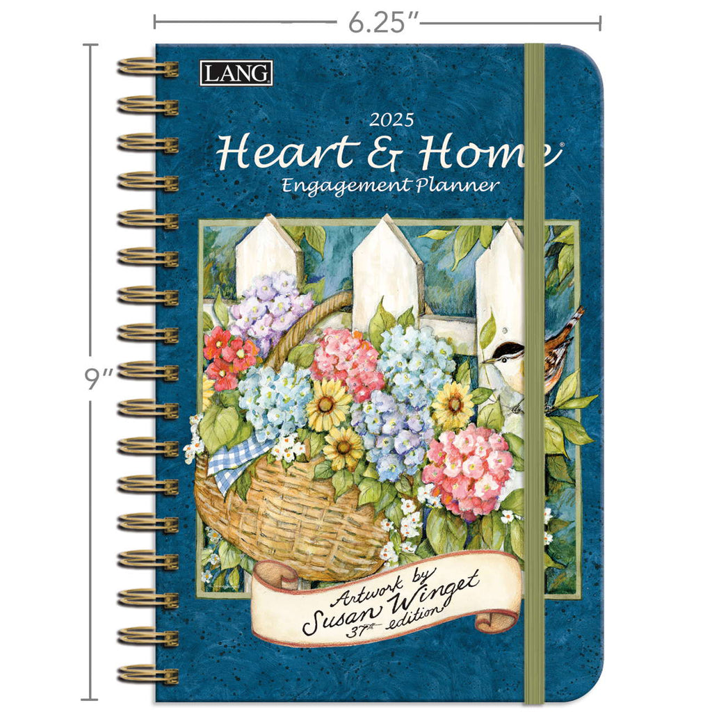 Heart and Home by Susan Winget 2025 Spiral Engagement Planner - Olde Glory