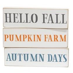 Hello Fall Skinny Block Set - Olde Glory