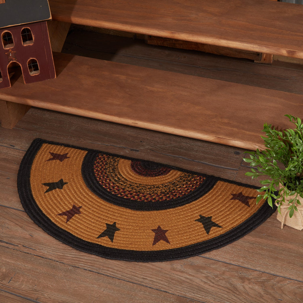 Heritage Farms Star Half Moon Rug - Olde Glory