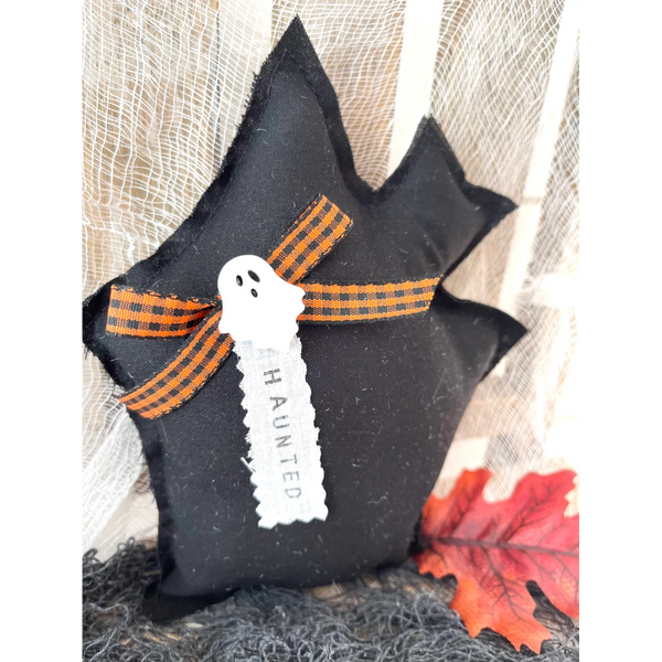 Black Halloween Haunted House Decoration