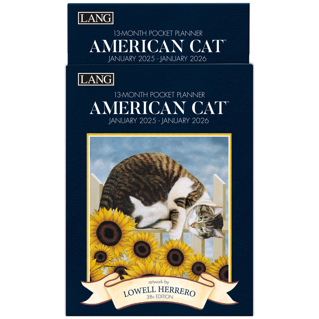 LANG American Cat 2025 Monthly Pocket Planner - Olde Glory