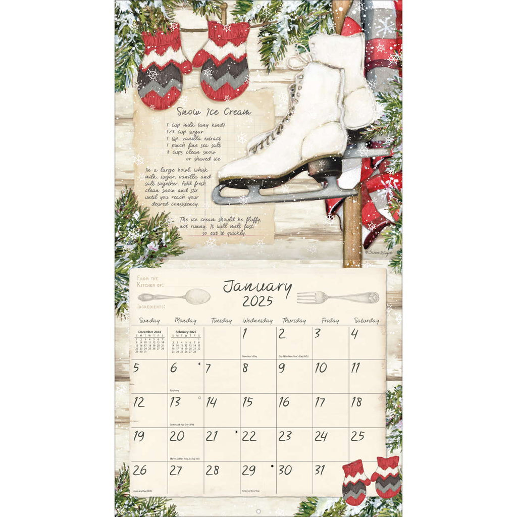 LANG American Kitchen 2025 Wall Calendar by Susan Winget - Olde Glory