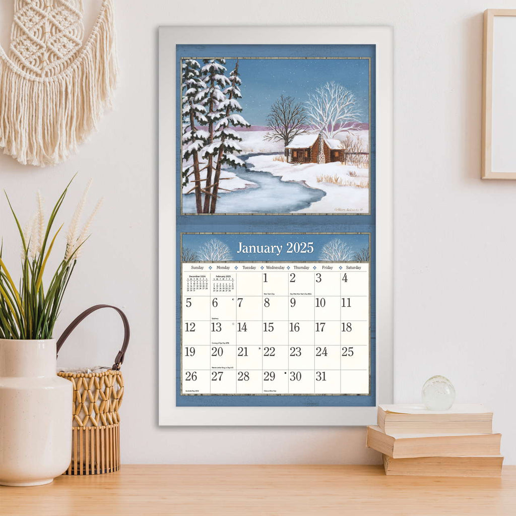 LANG Country Living 2025 Wall Calendar by Colleen Eubanks - Olde Glory