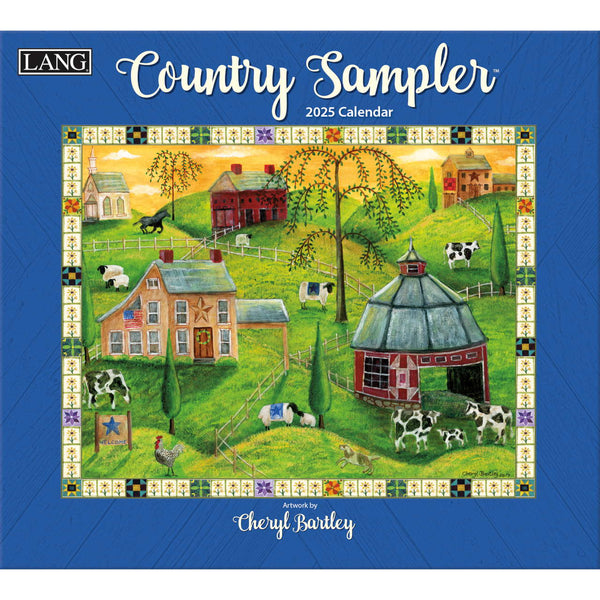 LANG Country Sampler by Cheryl Bartley 2025 Wall Calendar - Olde Glory