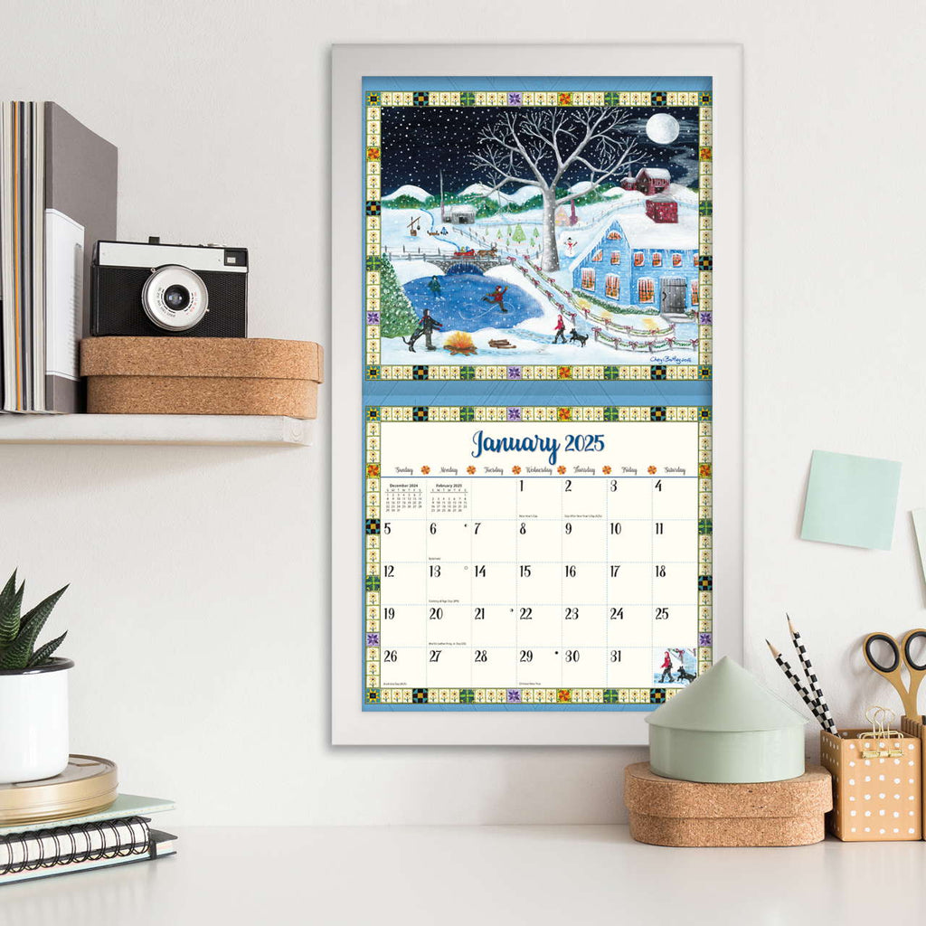 LANG Country Sampler by Cheryl Bartley 2025 Wall Calendar - Olde Glory