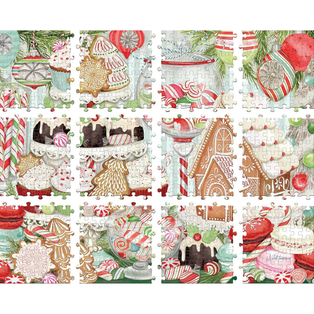 LANG Holiday Treats Christmas Countdown Puzzle - Olde Glory