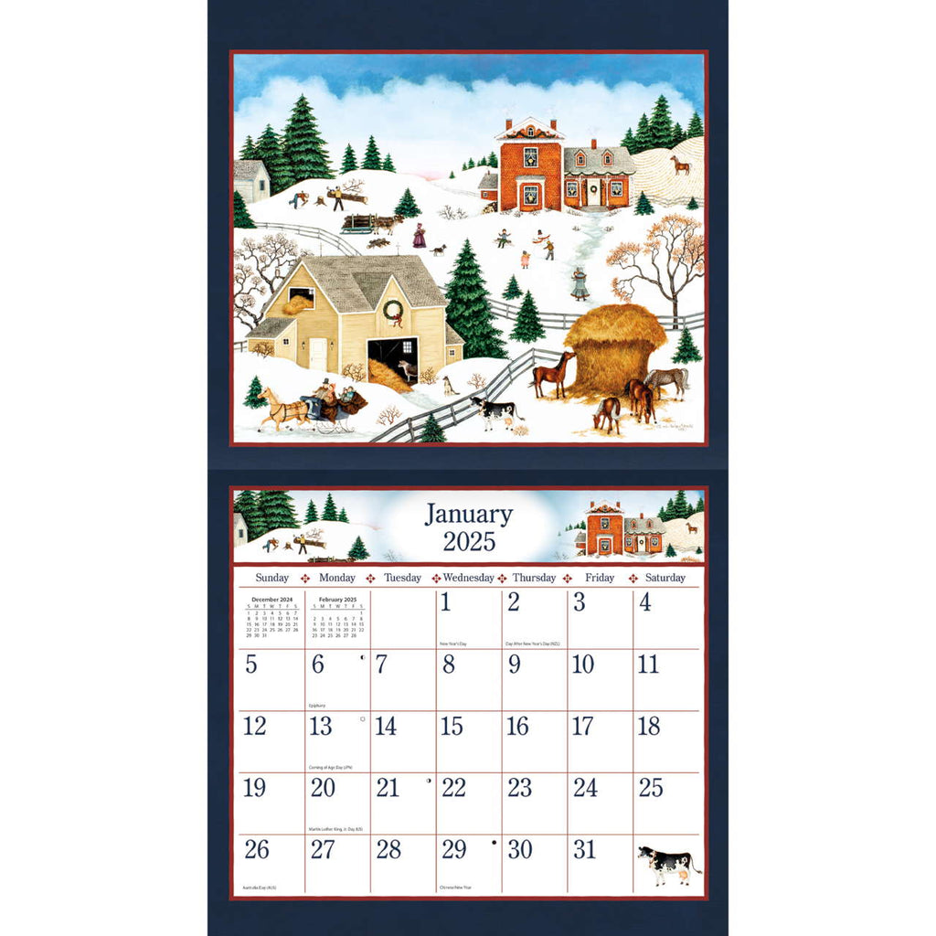 LANG Linda Nelson Stocks 2025 Wall Calendar - Olde Glory