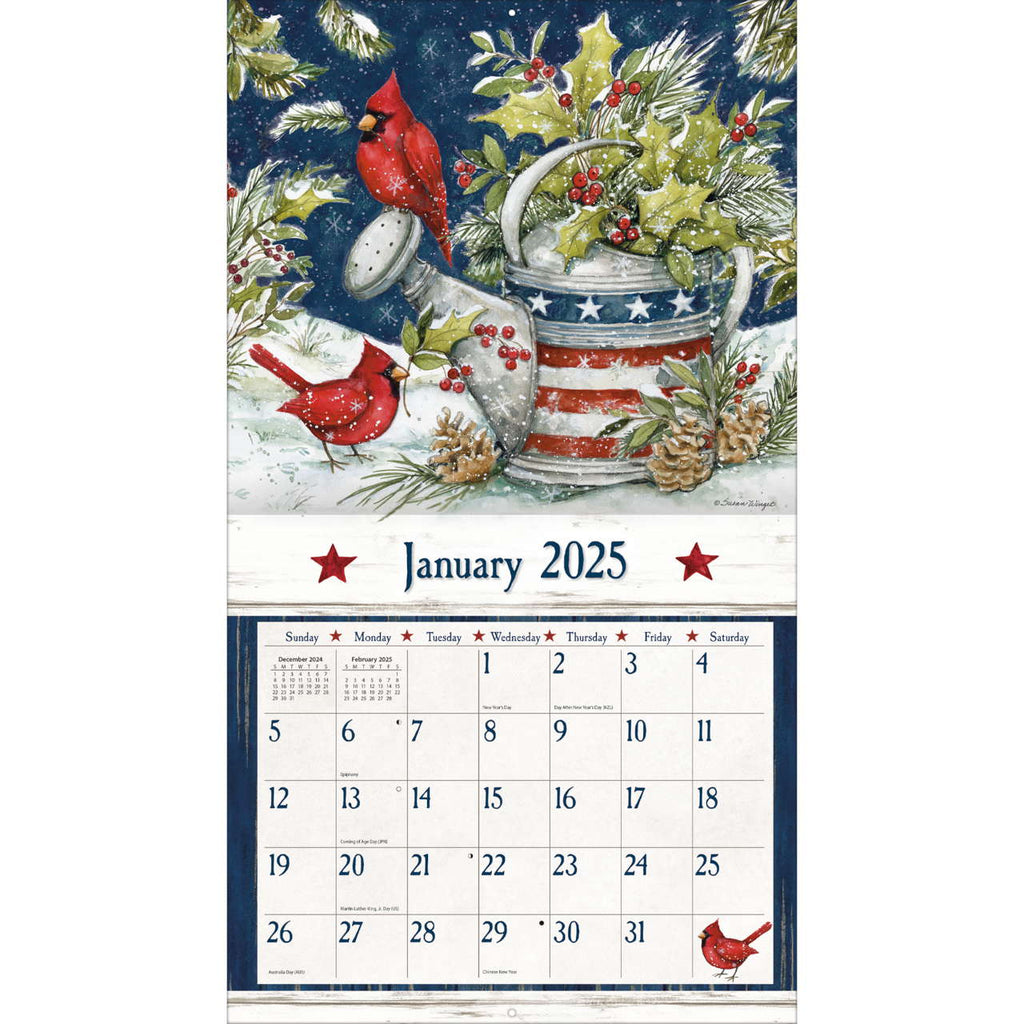 LANG Old Glory 2025 Wall Calendar by Susan Winget - Olde Glory