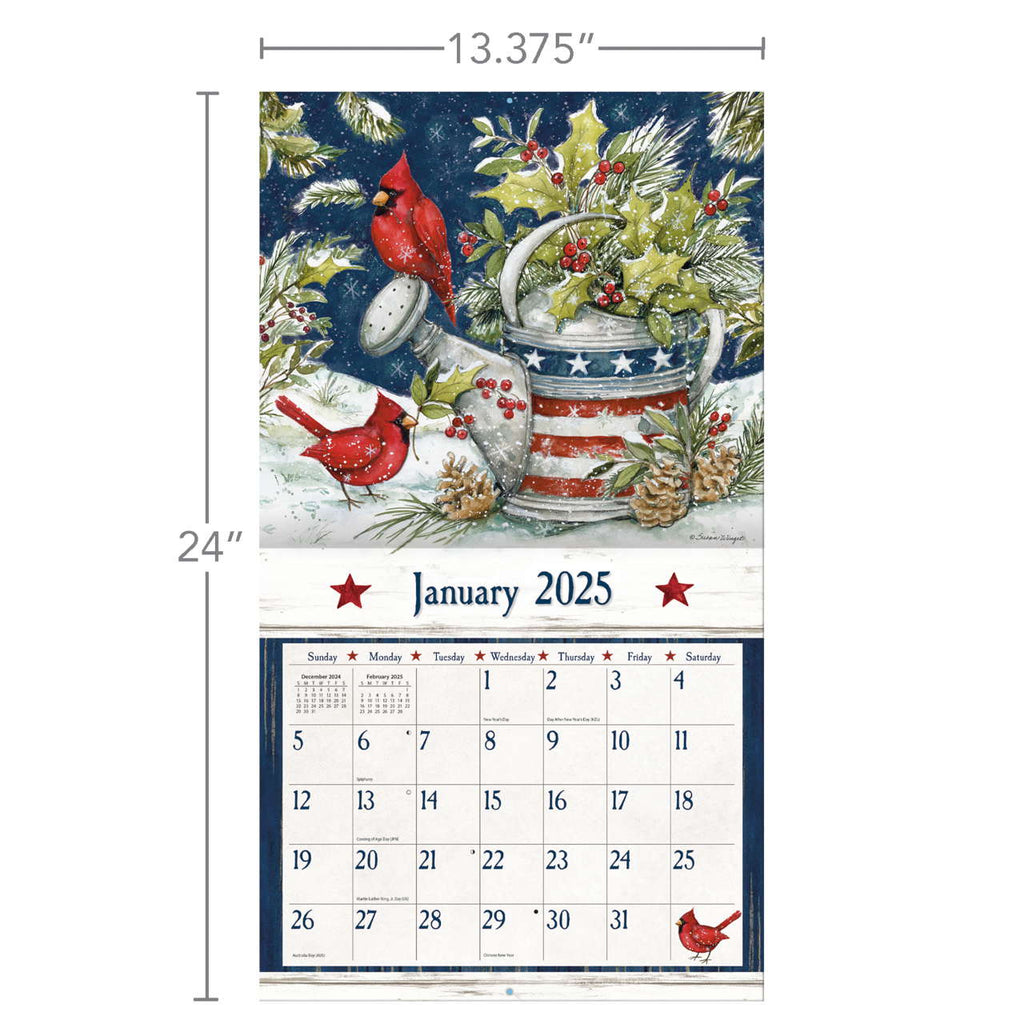 LANG Old Glory 2025 Wall Calendar by Susan Winget - Olde Glory