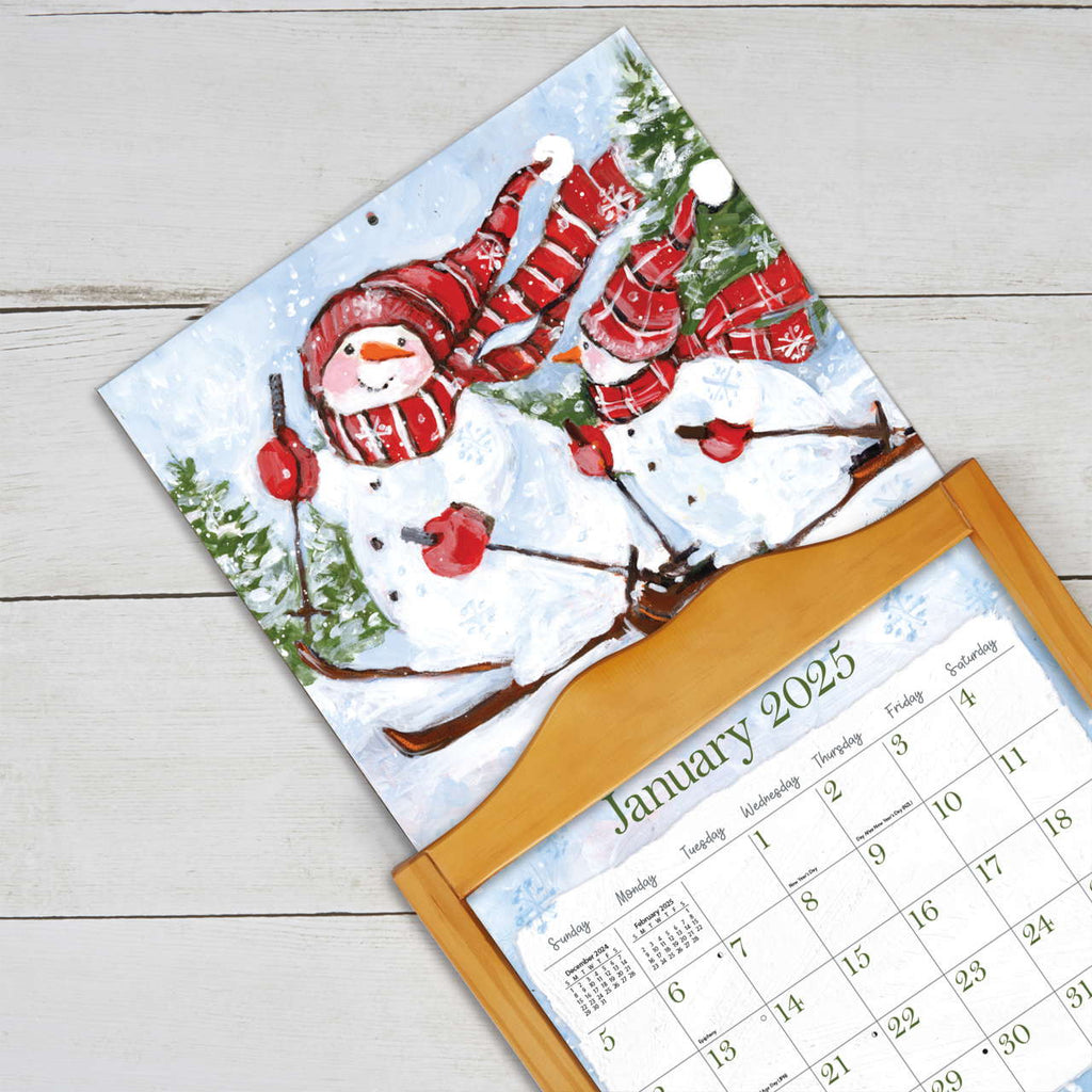 LANG Sam Snowman 2025 Wall Calendar by Susan Winget - Olde Glory