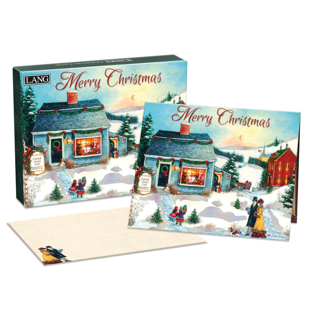 LANG Sugar Plum Boxed Cards - Olde Glory