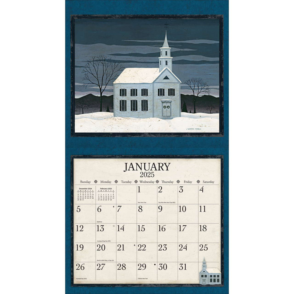 LANG Warren Kimble 2025 Wall Calendar - Olde Glory