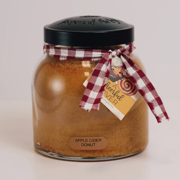 Large Apple Cider Donut Papa Jar Candle - Olde Glory