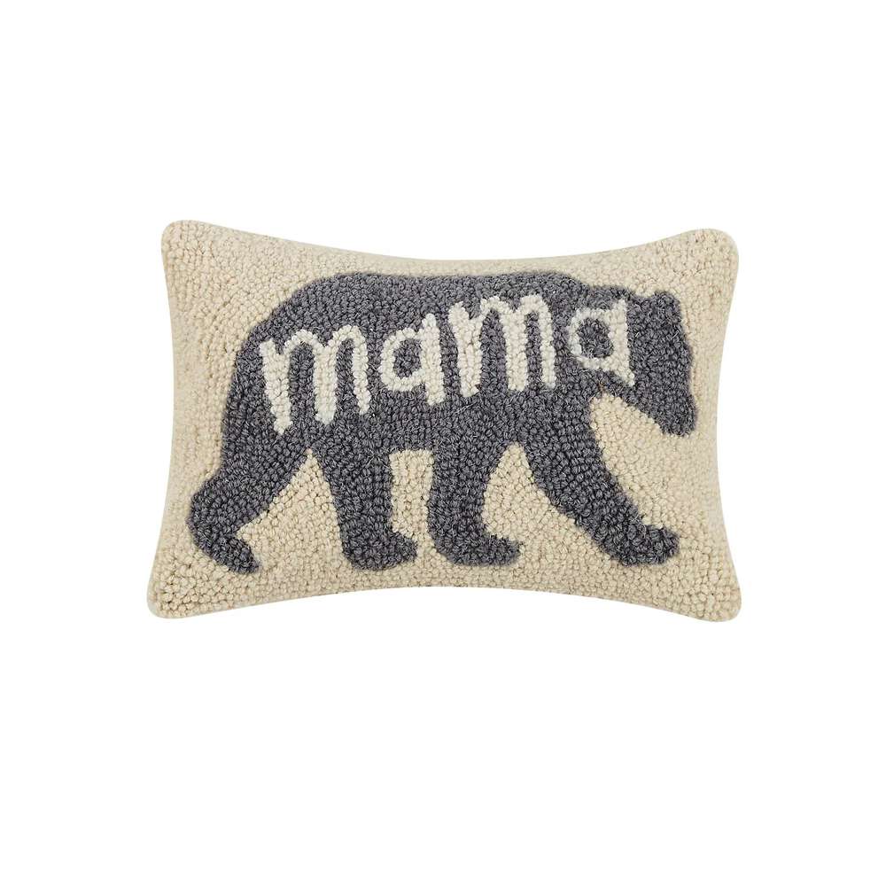 Mama Bear Hooked Cushion - Olde Glory