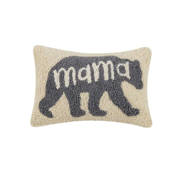 Mama Bear Hooked Cushion - Olde Glory