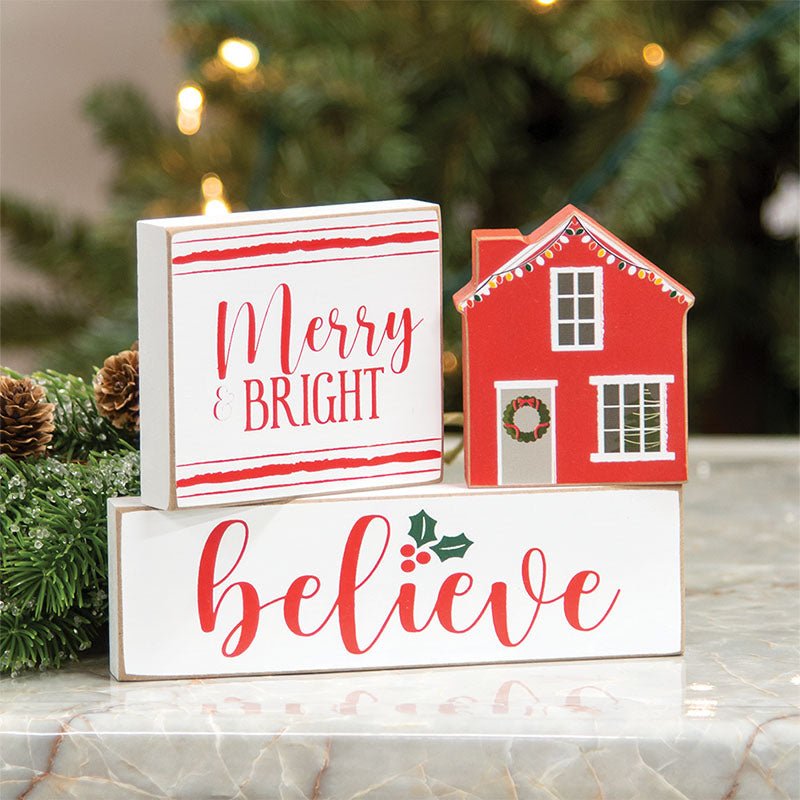 Merry & Bright Block Set - Olde Glory