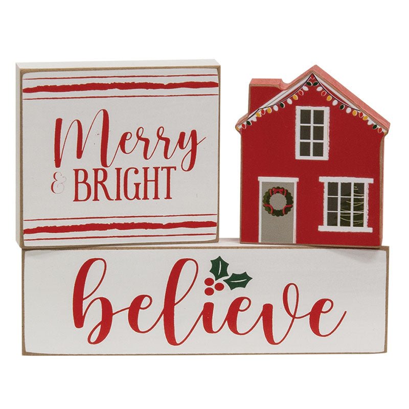 Merry & Bright Block Set - Olde Glory