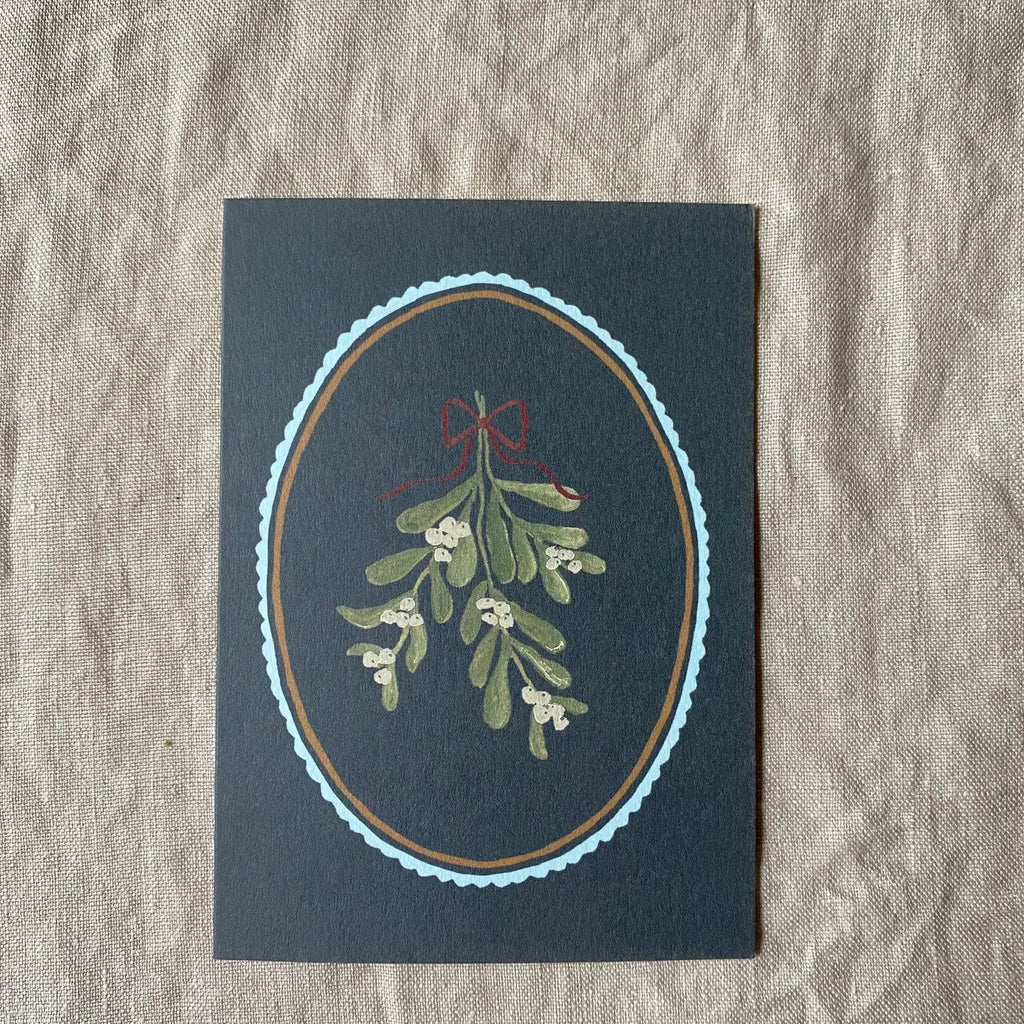 Mistletoe card - Olde Glory